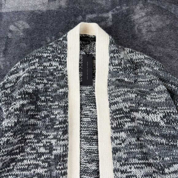 Banana Republic Chunky Knit Wool Alpaca Cardigan Long Italian Yarn S NWT - Picture 2 of 12